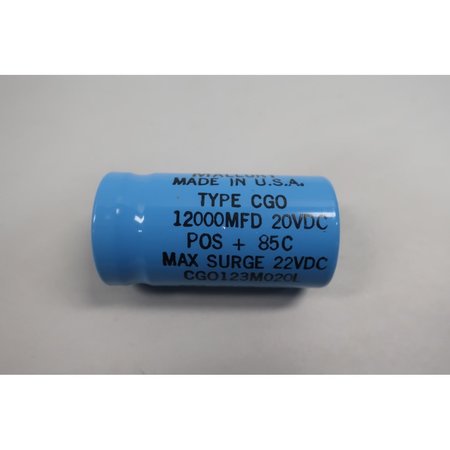 Mallory 12000Mf 20V-Dc Capacitor CG0123M020L